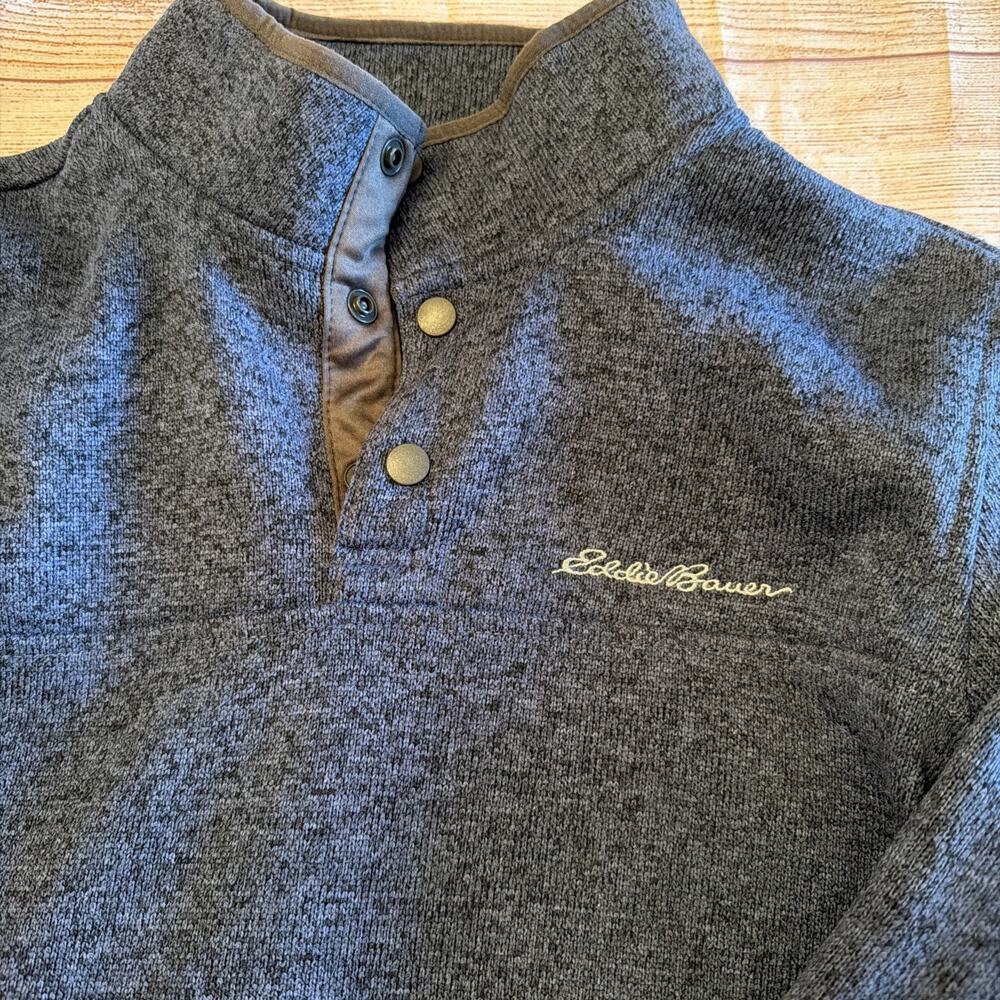 Eddie Bauer Blue Long Sleeve Pullover Sweater Size Small Men’s - Picture 2 of 6